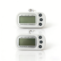 Thermomètre électronique multifonctionnel de laboratoire et domestique pour réfrigérateur, haute précision (-50°C à 70°C), en ABS, avec fonction mémoire