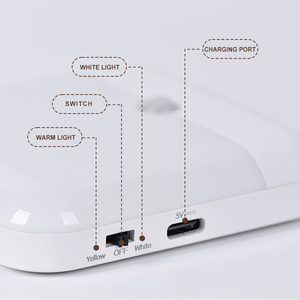 2026 Model Rechargeable <b>Sensor</b> LED Night <b>Light</b> —Modern Minimalist White Wall Lamp,<b>Indoor</b> Lighting Fixture Smart <b>Indoor</b> Lighting - Product Image 5