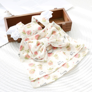 Vestido de Pana para Mascotas con Botón de Tracción, Falda de Princesa para Perros, Gatos, Teddy, Bichón, Primavera-Verano - Product Image 1