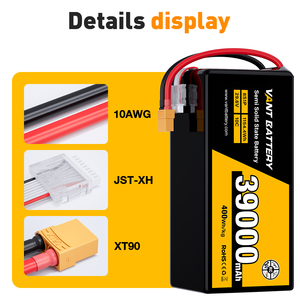 Energy Density 400wh/kg 29.6V 10C 39000mah 39ah Semi-Solid 8S <b>Battery</b> for Aerial Photography Racing Industrial <b>Drones</b> - Product Image 2