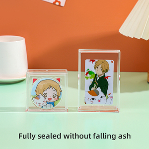 Trẻ Em Món Quà Mini Hình Ảnh Khung Tùy Chỉnh Quả Cầu Tuyết Long Lanh Khung Ảnh Huy Chương Hình Ảnh Đứng Hiển Thị Hộp Huy Hiệu Lưu Trữ - Product Image 2