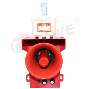 Sirena de alarma de luz y sonido de señal estroboscópica LED ajustable de volumen para camión de construcción grúa Industrial carretilla elevadora - Product Image 3