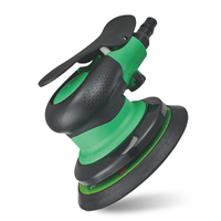 Ponceuse orbitale pneumatique de 5 pouces avec fixation auto-agrippante, disque de 125 mm, vitesse variable pour le polissage de la pierre, du bois et du métal