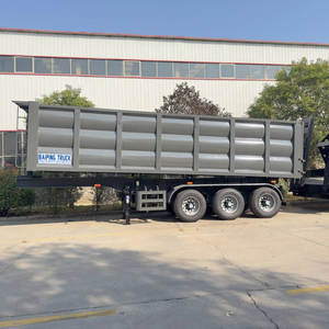 Semi-remorque à 3 essieux pour le <span class=keywords><strong>transport</strong></span> de pierres de sable et de déchets rocheux pour le <span class=keywords><strong>transport</strong></span> de la mine/du charbon. - Product Image 5