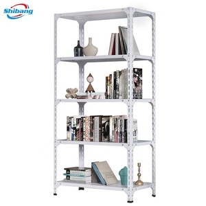 Estante de Almacenamiento de Acero Angular Blanco Ajustable de 6/5/4/3 Niveles, Estante de Cocina para el Hogar - Product Image 2