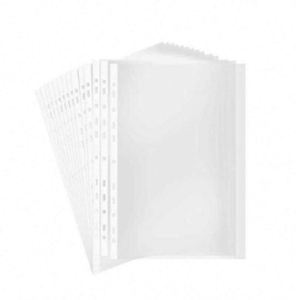 Good Supplier Best Selling 100pcs Sheet File Holder Protectors Clear Design 11 Hole Paper Clear Binder Covers - Product Image 1
