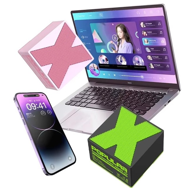 Promotion Gift X1 Cube Mini Music Box Wireless Speaker for Home Party Stereo Surround Sound Subwoofer Tws Colorful Speaker