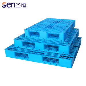 พาเลทพลาสติก Sen Shengheng Grid แบบ 4 ทิศทาง สีน้ำเงินสั่งทำพิเศษ สำหรับรถยกในคลังสินค้า รับน้ำหนักได้ 3.0 ตัน - Product Image 2