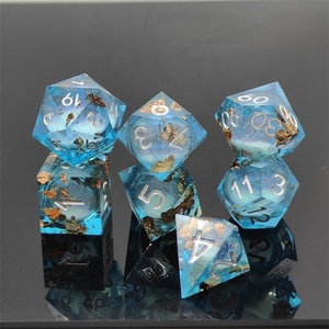 कहानी कहने का खेल <span class=keywords><strong>dice</strong></span> रोलिंग बेबी ब्लू क्विकसैंड सोने का पत्ता तरल कोर <span class=keywords><strong>dice</strong></span>. <span class=keywords><strong>dice</strong></span> सेट - Product Image 6