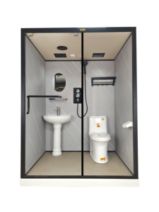 Salle de bain préfabriquée intérieure, unités de salle de bain tout-en-un, salle de bain modulaire préfabriquée complète - Product Image 6