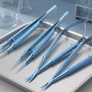 Kit de micro-chirurgie manuel Healer en acier inoxydable de 14 mm avec ciseaux chirurgicaux certifiés CE Classe II Garantie 1 an - Product Image 3