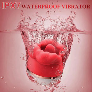 LOVE.100% Resistente al Agua, Estimulador de Clítoris con Succión y Lamido, Estimulador de Pezones, Vibrador de Lengua en Forma de Rosa, Juguetes Sexuales con 10 Frecuencias - Product Image 6