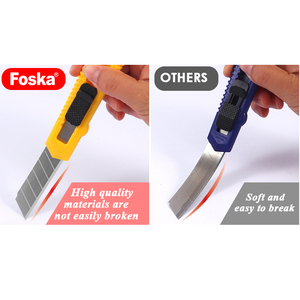 Cuchillo Multiusos Foska con Bloqueo Automático y Cuchilla Desprendible, Cuchillos para Arte - Product Image 2