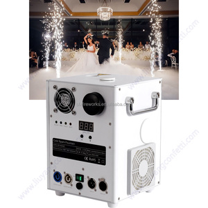 Máquina de Chispas Frías Pirotécnicas DMX de Metal Negro de 600W, Portátil, Venta al por Mayor de Fábrica, Máquina Electrónica de Chispas para Bodas y Fiestas - Product Image 6