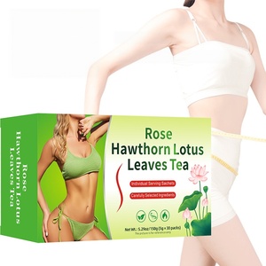 Té de Hierbas <span class=keywords><strong>Natura</strong></span> Flat Tummy Detox para Pérdida de Peso, Alivio del Estreñimiento y Piel Radiante con Rosa, Limón, Espino Blanco y Hojas de Loto - Product Image 2