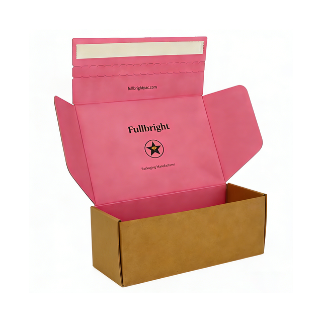 OEM Custom Branded 3-Ply Corrugated Mailer Box with Tear-Strip - Flat Pack Recyclable E-Commerce Packaging Solution Manufacturer