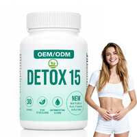 OEM Capsules Détox Intestinale 15 Jours Ingrédients Herbacés Réduction des Ballonnements & Gestion du Poids & Remodelage Corporel & Santé Digestive