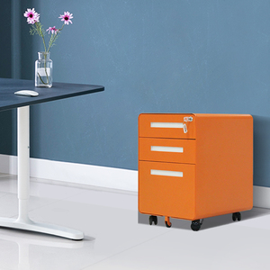 Armoire de rangement <span class=keywords><strong>mobile</strong></span> à 3 tiroirs avec dossier suspendu à bas prix - Product Image 6