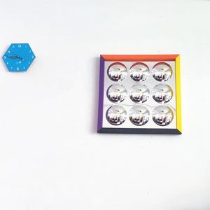 Panel de Espejo de Burbujas Moderno, Irrompible, con Marco de Espuma EVA Acrílica, 50x50cm 80x80cm, Plástico, para Decoración de Muebles de Sala de Estar - Product Image 6