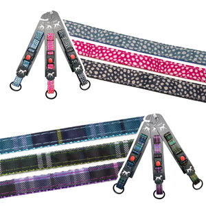 Venta al por mayor de moda tejido grueso reflectante hebillas impermeable Xl sublimación Paracord Blinged cuerda perro collares - Product Image 5