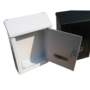Boîte aux lettres extérieure/boîte aux lettres personnalisée avec matériau en acier au carbone flexion et traitement de surface de revêtement en poudre de soudage