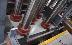 Hanvy-prensa en caliente de melamina para madera contrachapada, prensa en caliente de 800 toneladas, HY214 x 8/8B-10
