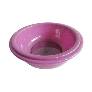 Lavabo de baño de forma portátil Simple de dos capacidades Lavabo redondo Molde usado - Product Image 1