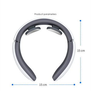 Masseur de cou à impulsions basse fréquence <span class=keywords><strong>TENS</strong></span> |   Masseur cervical intelligent à vibration Shiatsu 4D pour tissus profonds avec 6 modes, sans fil - Product Image 6