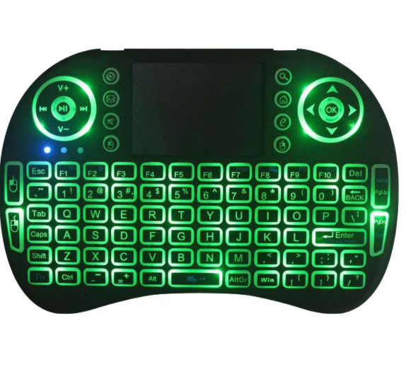 Good Price 2.4Ghz Wifi air Mouse Backlit Android Tv Box I8 Mini Wireless Keyboard
