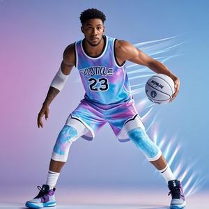 Jersey de kits de baloncesto con logotipo sublimado para hombre de diseño personalizado al por mayor - Product Image 4