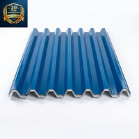 Tôle de toiture ondulée en acier prélaqué avec revêtement en zinc antirouille pour hangar industriel et mur