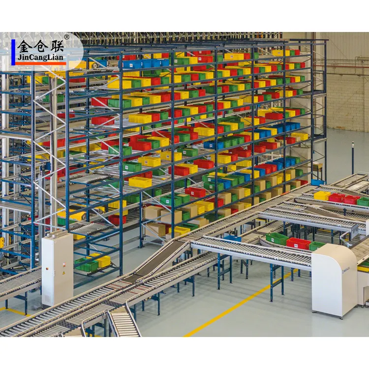 Sistema de almacenamiento de palés de logística automatizada, gran oferta, ASRS