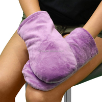 Mitaines de Thérapie Chauffante Micro-Ondable Produits Tendance Chauffants Pack Chauffant Humide Gants Soulagement de la Douleur des Mains Arthrite Remplissage à la Lavande