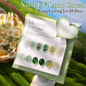 HEMA FREE Vernis Gelée Couleur Vert Jade Qualité Salon, Marque Privée, Vente en Gros, Vernis à Ongles Gelée, Logo Personnalisé - Product Image 3