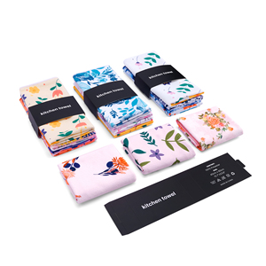 ผ้าขนหนูไมโครไฟเบอร์ดูดซับ<span class=keywords><strong>ชา</strong></span>ผลไม้ผ้าแห้งเร็วสี่แพ็คพิมพ์ดิจิตอลลาย<span class=keywords><strong>ดอกไม้</strong></span>ตามสั่ง - Product Image 6