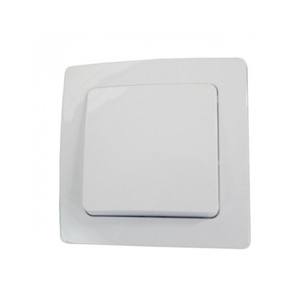Interruttore da incasso bianco, design elegante, ideale per controllare l'illuminazione in ambienti moderni. - Product Image 1