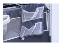 Lit bébé pliant personnalisé OEM avec lit d'appoint mobile 0-6 ans, vente chaude, pour chambre et hôpital, avec logo