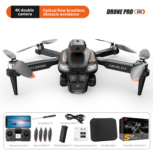 S13 Chuyên Nghiệp 4K Mini Drone Với 6 Trục Con Quay Điều Khiển Từ Xa Đồ Chơi Cho Trẻ Em Dài Phạm Vi Micro UAV Với Máy Ảnh - Product Image 2