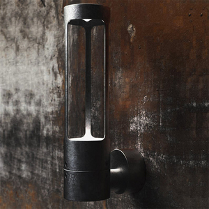 Industrial Corten Steel Outdoor Wall <b>Light</b> Weathering Steel Rust Patina Finish Wall <b>Sconce</b> for Villa Facade Hotel Courtyard Warm - Product Image 4