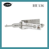 Lishi Tool HU136 2-In-1Pick & Décodeur Lishi Lock Pick Tools pour clé de voiture Renault/Dacia