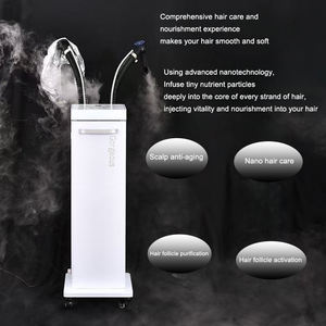 Équipement de beauté de salon Double Tube Nano Spray Micro Mist Hair Steamer Machine Hair Scalp Care Device Ozone Portable LED Display - Product Image 4