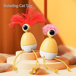 Jouet pour <span class=keywords><strong>chat</strong></span> rotatif transfrontalier non mainstream avec fonction de coiffure DIY - Product Image 4