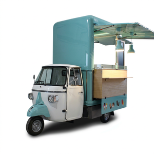 รถขายอาหารไฟฟ้าเคลื่อนที่แบบสามล้อ ทนทานต่อการเกิดสนิม เหมาะสำหรับบริการอาหารริมทางกลางแจ้ง - Product Image 1