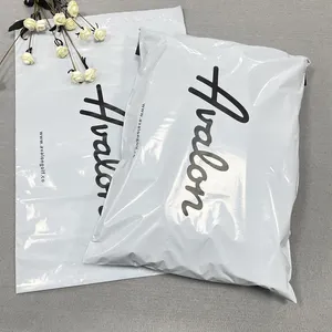 Bolsas de correo grandes impresas con logotipo personalizado ecológico, bolsas de correo de polietileno para embalaje de ropa y envío posterior, bolsas de correo Polly