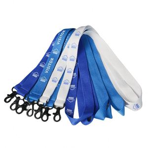 Bestom 3/4" Customized Eco-Friendly Designer Printed Silk Screen Bamboo Lanyard Card Holder Breakaway Recyclable POM Attachments - Product Image 1