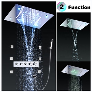 Bồn Tắm Mixer Tap Vòi Hoa Sen Vòi Với 20 Inch Vuông Cố Định Vòi Hoa Sen Đầu Và Cầm Tay Vòi Sen Phòng Tắm Hệ Thống Vòi Hoa Sen Đặt Vòi Nước - Product Image 2