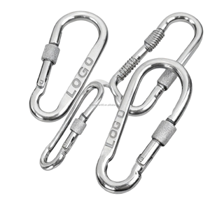 Mousqueton en alliage de zinc durable de qualité garantie avec logo personnalisé et impression typographique pour événements – Marque SY - Product Image 3