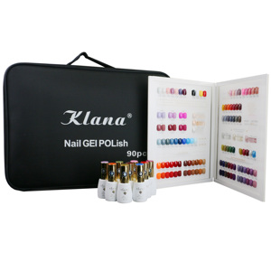Kit de vernis à ongles gel UV permanent de haute qualité Klana 90 couleurs Fabricant de couche de finition Couche de base Couche de finition mate - Product Image 3