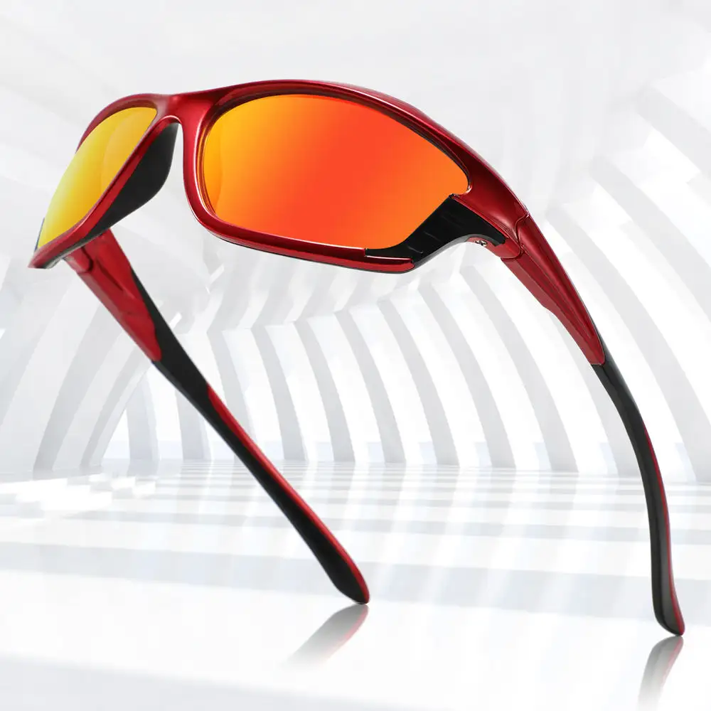 2023 New Arrival Custom Plastic Tpe Polarized Sport Sun Glasses Riding Bicycle Sunglasses For Men