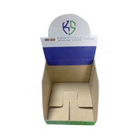 Présentoir de comptoir en carton pliable Assemblage facile personnalisé Présentoir de comptoir en carton CDU